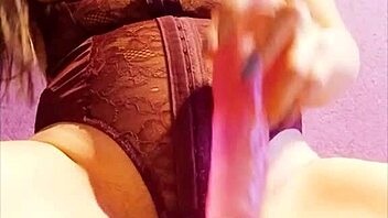 beautiful petite streamer moans orgasming with dildo in leaked wet pussy pack