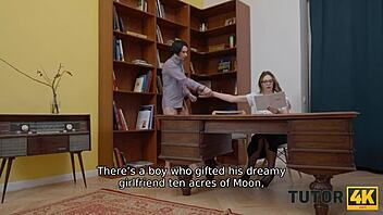 lessons heat up as russian milf tutor craves big tits stockings private lust