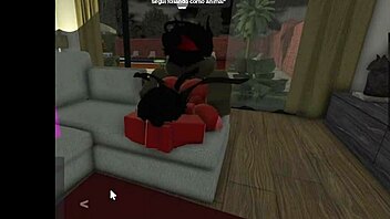 Diabla Whore Squirts on Huge Black Cock Sofa Pounding