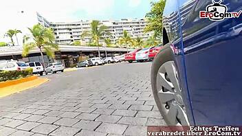 german tourist gets mexican blowjob vacation hookup