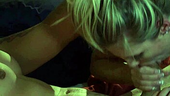 scarlet red watches stud cumswap squirt on sweaty tits