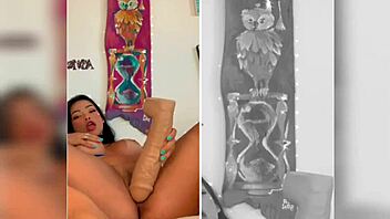 Exotic Oriental Teases with Huge Dildo Masturbation Frenzy?