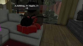 Diabla Whore Squirts on Huge Black Cock Sofa Pounding