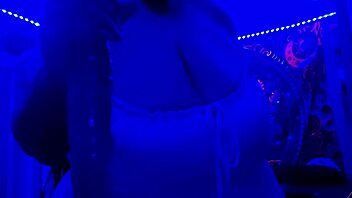 Chubby bbw babe rides huge black cock