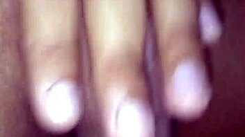 Watch her shaved tight pussy get creampied hard as she orgasms wildly from intense fucking!