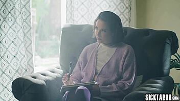 Kira Noir Straps Big Toy Into Casey Calvert's Ass