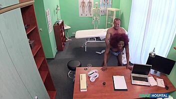 Yo, Jasmine Webb rides that doctor crazy all over the fake hospital!