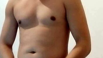 i sneaked a hot masturbation session in friend's room