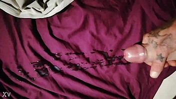 guy wanks huge cock blasting another massive cumshot load