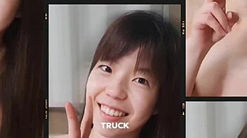 shaved japanese housewife creampied in breeding session