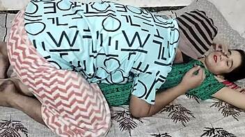 horny indian couple fucks rough homemade on new year night