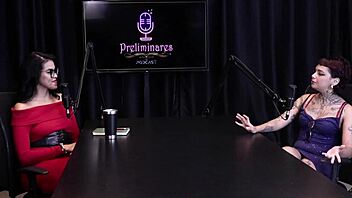 annie clementine's hottest podcast moments with bia hot part 3 on sheer red