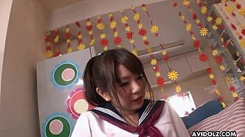 Japanese Brunette Yuko Ayana Squirts Uncensored Closeup