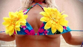 i can't resist bf titus pounding gf jasmine's juicy pussy outdoor