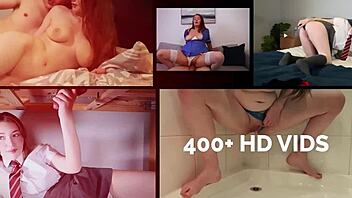 Collared British 18yo Edged Teased Wand Orgasm