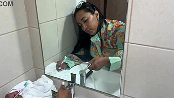 stepmom leyne rodriguez finally gets used by horny stepson after masturbation 😈🍑💦