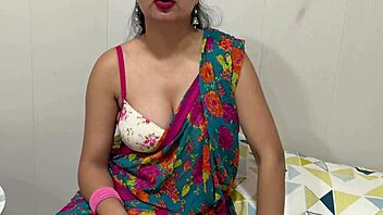 horny indian milf dirty talks hindi kitchen roleplay