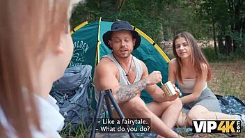 😏 horny couples rim asses in forest then swap fucks wildly 🔥