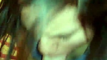 a cheating married slut sneaks in for huge oral creampie while husband sleeps at home