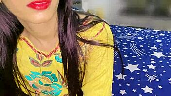 Horny Indian Dorm Girl Strips Begs For Monster Cock