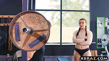 Big Ass Gym Babe Mandy Muse Anal Fucked Hard!