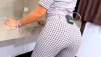 daniela darcourt shakes peruvian latina ass seductively