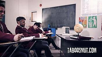 Dee Williams outnumbered by banging group cocks