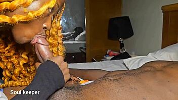 oiled ebony slut massage turns into fat cock banging 💦