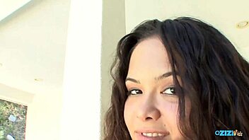 babe with tan lines rides cock after deep facefuck