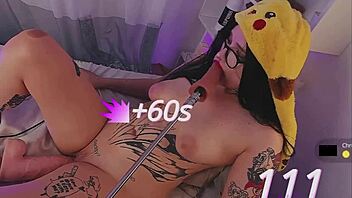 Fucking a sexy Pokémon babe with big ass and toys