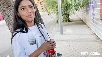 torbe seduces skinny kali into intense bedroom action