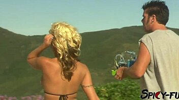 Busty vintage slut bends for doggystyle pounding in cinema