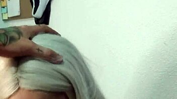 Intense deepthroat blowjob ends cumshot witch mouth