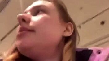 bbw teen masturbates wet pussy in taxi mall