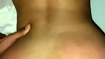 Horny Tanned Brazilian Babe Fucks Curvy Ass with Cum on Tan Lines