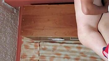 Neighbor's Shaved Ass Gapes From Hard Anal