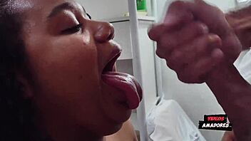 curvy black babe big tits ass takes white cock anal rough