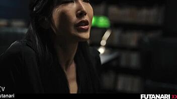 asian futa ladyboy FUCKS redhead creampie.