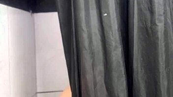 egyptian babe's wet pussy licked and monster cock fucked in public toilet