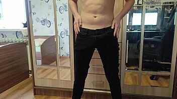 moaning twink wanks huge cock during close-up massage orgasm?