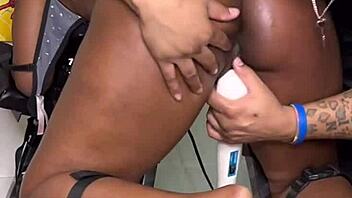 hey bound ebony babe want this massage ending in doggystyle pussy pounding