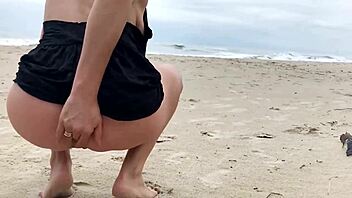 Stranger Milf's Big Ass Fails Wild Public Anal Challenge