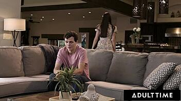 Lexi Luna vibes desperate for stepson's hard fuck.