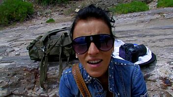 Tattooed Short-Haired Milf Assfucked Hard on Beach