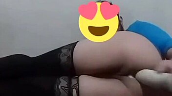 sofiblack slut gapes ass wide with huge dildo rough