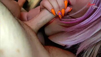 Chubby housewife in heels takes fat cock bedroom