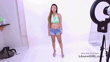 ASIAN-AMERICAN MODEL POUNDED RAW AT CASTING AUDITION!