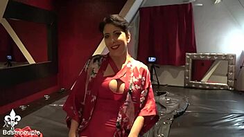 Femdom slave bound for cum mouthful movie.