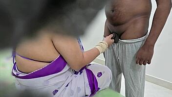 Telugu Maid Sushmita Delivers Bold Cock Handjob