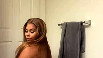 Cum on Mila's hot big ass!